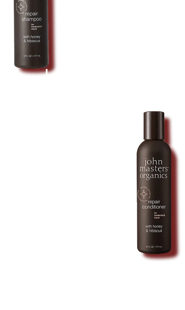 H&H repair shampoo for DAMAGED HAIR with honey & hibiscus
